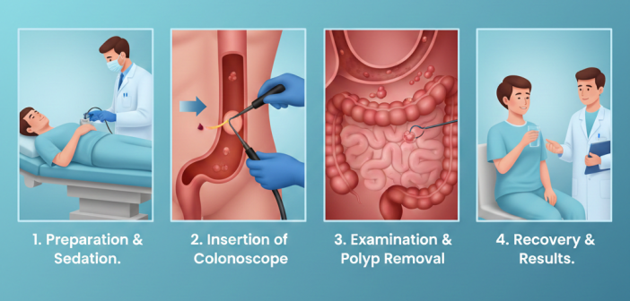 During a Colonoscopy